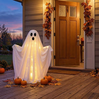 Halloween Ghost Decoration Light up Glowing Ghost Spooky Stable for Homeowners, Porch, Haunted House