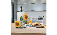 Decorative Countertop Paper Towel Holder Sturdy Freestanding Paper Towel Holder Stylish Space-Saving for Kitchen