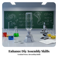 Educational Tornado Simulator Motorized Electric Tornado Toy Clear Chamber Science Experiment Toy STEM for Children