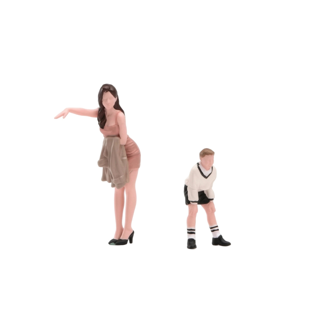 Hand-Painted Resin Figure Collectible 1:64 Scale Figure Tiny 1/64 Scale Figures for Diorama Builders