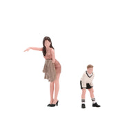 Hand-Painted Resin Figure Collectible 1:64 Scale Figure Tiny 1/64 Scale Figures for Diorama Builders
