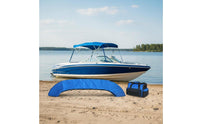 Waterproof Bimini Top Cover Weatherproof Protection Zippered Bimini Cover Resistant for Marine, Outdoor