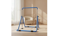Foldable Kids Gymnastics Bar Floor-Standing Folding Gymnastics Bar Indoor Equipment Stable for Gymnasts, Toddlers, Home, Playroom, Bedroom