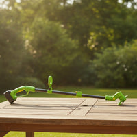 Telescoping String Trimmer with Battery and Charger Adjustable-Angle Cordless String Trimmer Electric Garden Tool Lightweight for Homeowners, Gardeners