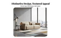 cylindrical frame Frame Settee Modernist Design 3-Seater Couch Retro ModernRetro Modern-Retro Modern-twentieth-century Modern Living Room Sofa for Apartment Dwellers, Homeowners, Lounge Area