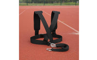 Speed Training Sled Harness Padded Shoulder Straps Resistance Training Harness Adjustable Fit Fitness Equipment for Runners, Athletes, Outdoor, Gym