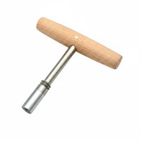 2 Pieces High Hardness T Handle Tuning Wrench Metal Shaft Piano Tuning Wrench Long-Lasting for Technicians