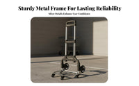 Heavy Duty Folding Hand Truck Lightweight Foldable Luggage Cart Multipurpose Portable Hand Truck No Assembly Needed for Homeowners, Office Workers, Travel, Airport, Shopping, Warehouse