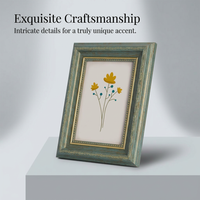 Resin Picture Frame, European Classical, Rectangular Photo Frame for Wall Hanging, Vintage, Desktop or Wall Mount, Size