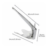 Bruce Design Anchor Rustproof Stainless Steel Boat Anchor for Yacht