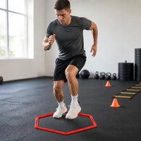 Agility Rings for Kids, Speed and Agility Training Equipment for Soccer, Basketball, Boxing Footwork