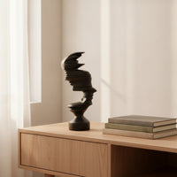 Abstract Human Figure Sculpture Modern Minimalist Decorative Display Statue for Office