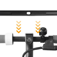 Easy Installation Scooter Handlebar Extender Long-Lasting Material Scooter Accessory Mounting Bar