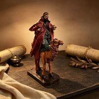 Three Kings Riding Camels Nativity Scene Resin Figurine Set