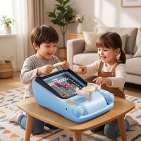 Tabletop Game Interactive Tabletop Driving Game Sound Effects Driving Toy with Steering Wheel for Kids, Toddlers, Playroom