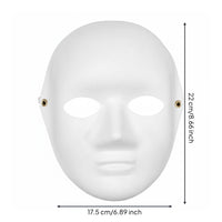 Blank Paper Pulp Mask DIY Project Arts and Crafts Supply Lightweight