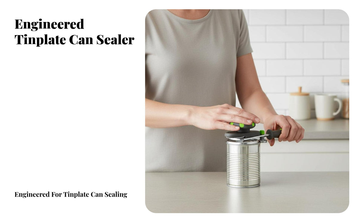 Manual Can Sealer Tin Can Sealing Tool Easy to Use Canning Equipment for Home Canners, Survivalists, Kitchen