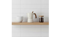 Stovetop Coffee Pot Pot Stylish Design Octagonal Aluminum Coffee Pot Italian Coffee Brewer Easy to Use Kitchen Appliance