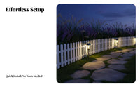 PVC Garden Fence Panels Interlocking Weather Resistant Easy Install for Yards