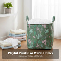 Foldable Frame Storage Box Foldable Clothes Container Stackable for Dorm Room