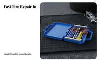 Portable Tubeless Tire Plug Kit Sturdy Car Puncture Repair Kit Easy to Use for Roadside, Travel