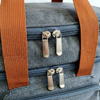 Lunch Box Tote Bag with Double-Layer Insulation for School Picnic, Large 13.8L Cool Bag for Camping BBQ