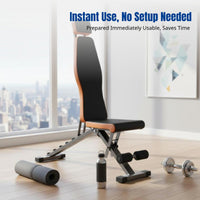 Sit Up Bench, Dumbbell Bench, Multi-Functional Foldable Fitness Chair, Abdominal Exercise Equipment, Home Gym Exercise Bench
