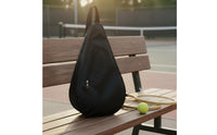 Racket Bag with Shoulder Strap Teardrop-Shaped Tennis Racket Bag Sleek for Pickleball Players, Sports Training