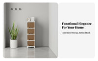 Installationassembly-no-assembly Wheeled Storage Tower Multitier Rolling Storage Cart Space-Saving Design Drawer Cabinet sturdy for Renters, Homeowners, Students, Bedroom, Narrow Spaces, Living Room, Bathroom