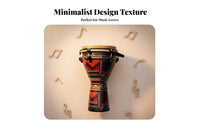 Easy to Learn Djembe Sturdy African Drum High-Quality Sound Percussion Instrument Rope-Tuned for Beginners, Musicians, Home Practice, Jam Sessions, Live Performances, Outdoor Gatherings