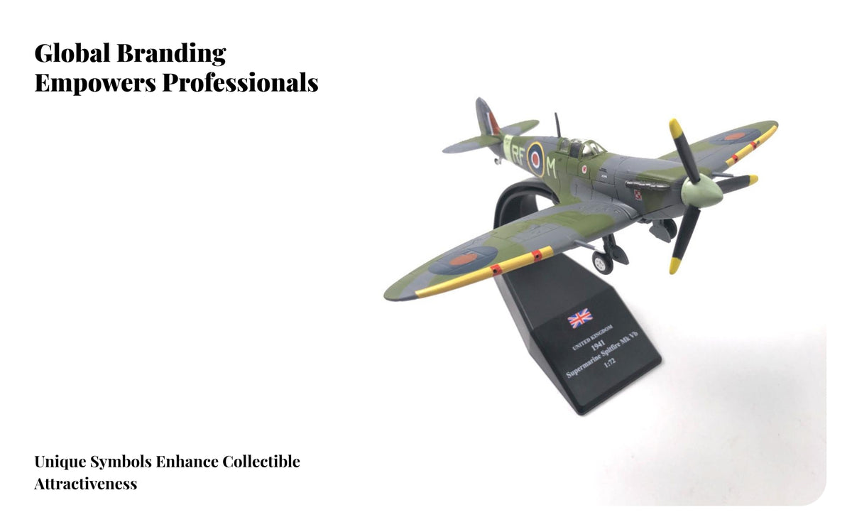 Printed Markings British Warplane Model Model Airplane Scale Aircraft Three-Blade Propeller