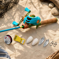 Macaron Baitcasting/Spinning Fishing Rod and Reel Combo Set
