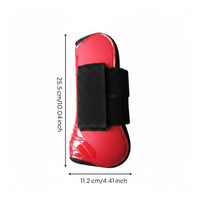 4 Pieces Anti-Collision Horse Leg Protector Easy to Clean Horse Protection Boot Lightweight for Riders, Riding