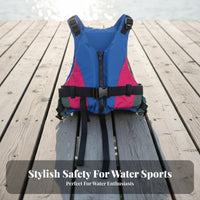 Grown-up Flotation Device Lightweight Kayaking Buoyancy Aid Fishing Safety Vest Breathable Swimming Buoyancy Aid Quick-Dry