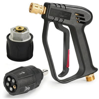 Car Cleaning Kit with Soap Dispenser for Car Wash, Foam Sprayer with 1L Bottle and Foam Lance, Quick Connect Pressure Washer Gun, 1 Pack Set