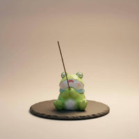 Praying Animal Figurine Creative Design Figurine Perfumed Rod Holder Versatile Resin Animal Perfumed Rod Holder