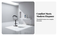 With spine supportrest Adjustable rotating Bar Stool Modern Design Adjustable rotating Stool Built-in Footrest Seating Furniture Stable Base for Restaurant Owners, Homeowners, Adults, Counter, Kitchen Island, Dining Room, Lounge