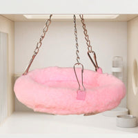 Tip Resistant Hammock and Hamster Hammock, Soft Bird Nest for Cage, Hanging Extra Large Bed for Parrots and Small Birds, 20 cm Diameter