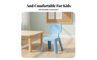 Kindergarten Chair Thickened Design children's Backrest Stool Non-Slip Kids Chair for Young Children, Preschoolers, Daycare, Playroom, Bedroom