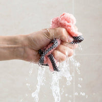 Dense Coral Fleece Microfibre Cloth, Hanging Dish Cloths and Cleaning Cloths for Kitchen, Quick Drying Microfibre Cloth for Dishes and Hands