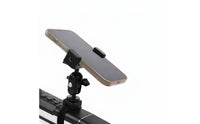 Clamp Style Wind Instrument Phone Holder Vertical and Horizontal Music Score Clip Padded Adjustable Phone Clip Easy Install