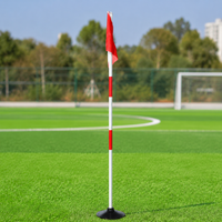 Dog Agility Poles, 25mm PVC Training Slalom Poles, Customizable Speed Agility Obstacle Course Marker for General Training