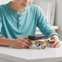 STEM Education Wooden Smart Car Kit Hands-on Ability Robotics Project Creative Thinking for Students