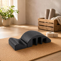 Contoured Pilates Spine Corrector Textured Stretching Aid Stepped Profile Pilates Arched Arched for Floor Exercises