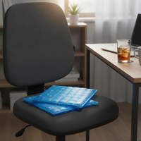 Cooling Gel Seat Cushion for Office Chair, Sofa, Car, or Pet Pad - 45x45cm