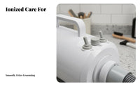 Low Noise Dog Grooming Blower Quick Drying High Velocity Pet Dryer Adjustable Speed Pet Blower Vacuum