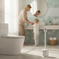 Toilet Brush with Buddha Holder Upright Buddha Toilet Brush Stand Modern Sturdy for Bathroom, Guest Bath