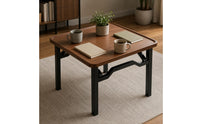 Mahjong Table Multi-Use Rectangular Game Table Rounded Corners Home Furniture