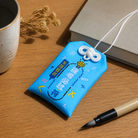 Cartoon Omamori Amulet Sachet with Sandalwood Powder for Good Luck