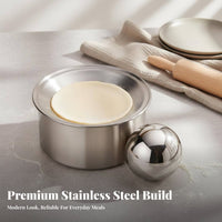 Dumpling Wrapper Effortless Press Maker Manual Wonton Pastry Skin Press Stainless Steel for Parents, Cooking Enthusiasts, Family Gatherings
